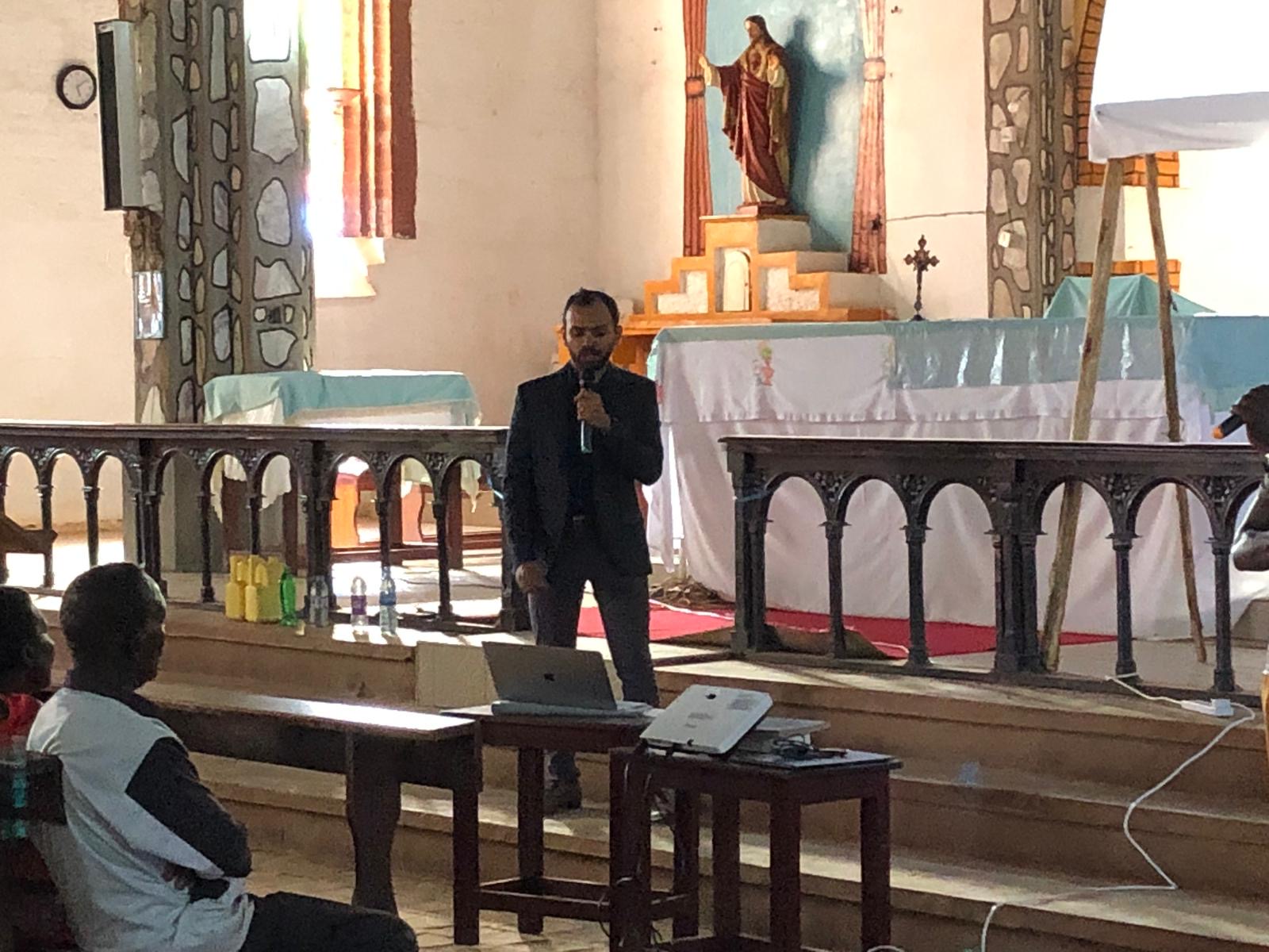 Speaking at church retreat